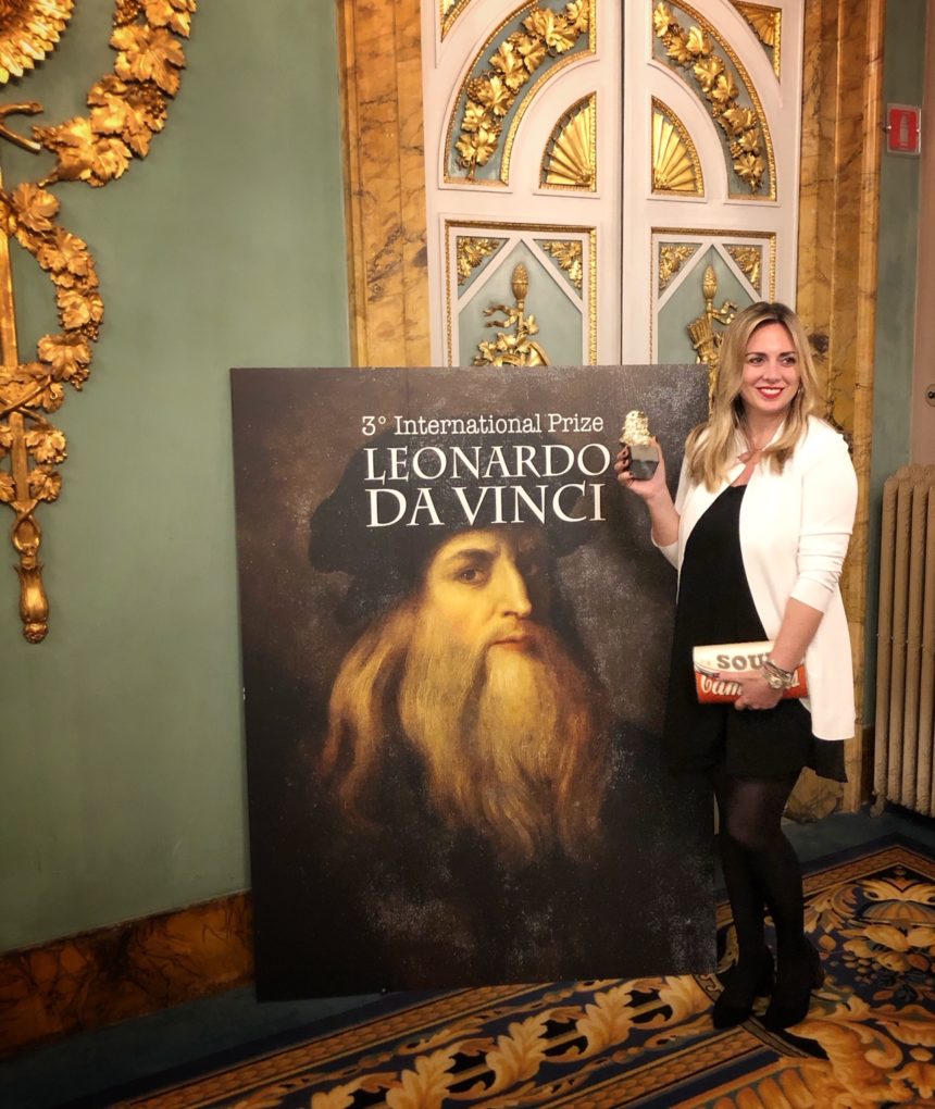 Βράβευση με το διεθνές βραβείο “Leonardo Da Vinci – The Universal Artist” για την Εμμανουέλα Αργυροπούλου