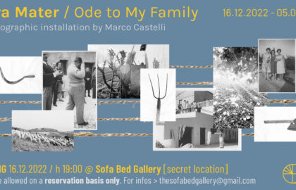 Terra Mater / Ode to My Family | Φωτογραφική εγκατάσταση του Marco Castelli