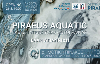 “PIRAEUS AQUATIC – ΥΔΑΤΙΝΟΣ ΠΕΙΡΑΙΑΣ” | Έκθεση Υποβρύχιας Φωτογραφίας της Έλλης Αγιαννίδη