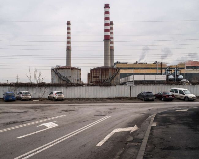 Industrial area Sofia Bulgaria