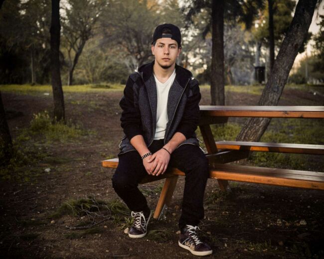 Cristian at his favorite park