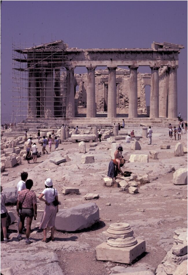 Ακρόπολη, Patricia Mooney, visitor, 1980