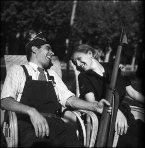 Gerda Tar, Barcelona. August, 1936, Republican militia members.