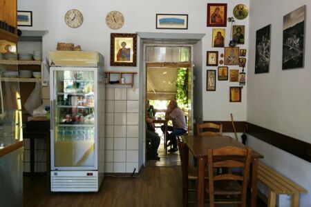 Στέφανος Χρόνης - Άγιον Όρος, οικισμός Καρυές