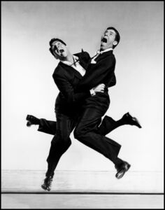 Philippe Halsman, American actors Dean MARTIN and Jerry LEWIS