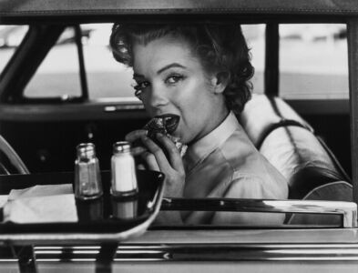 Philippe Halsman, Marilyn Monroe at the Drive-in