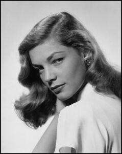 Philippe Halsman, Lauren BACALL posing for the cover of LIFE Magazine.
